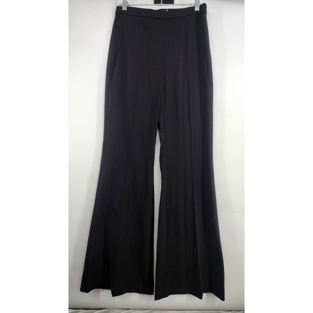 Mango Women's Size 2 Black Wide Leg Suit Trousers NWT